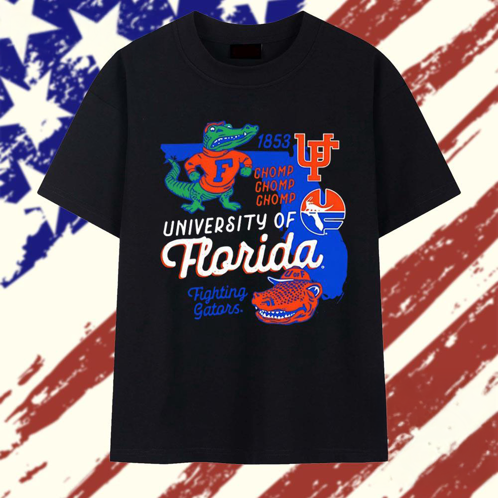 University of Florida Fighting Gators Chomp Chomp Chomp Graphic T Shirt