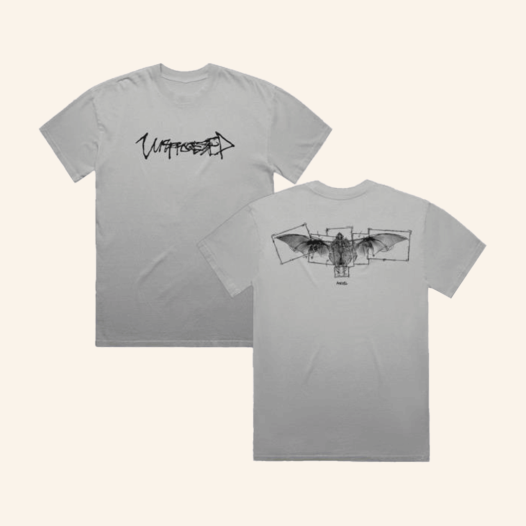 Unprocessed Merch Angel Bat Shirt Faded Storm TShirt Gifts For Dad