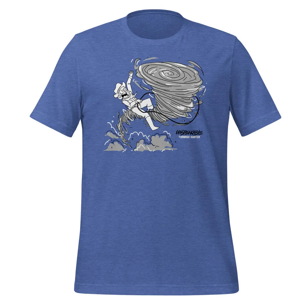 Unspeakable Merch Blue Tornado Hunter TShirt Gifts For Him