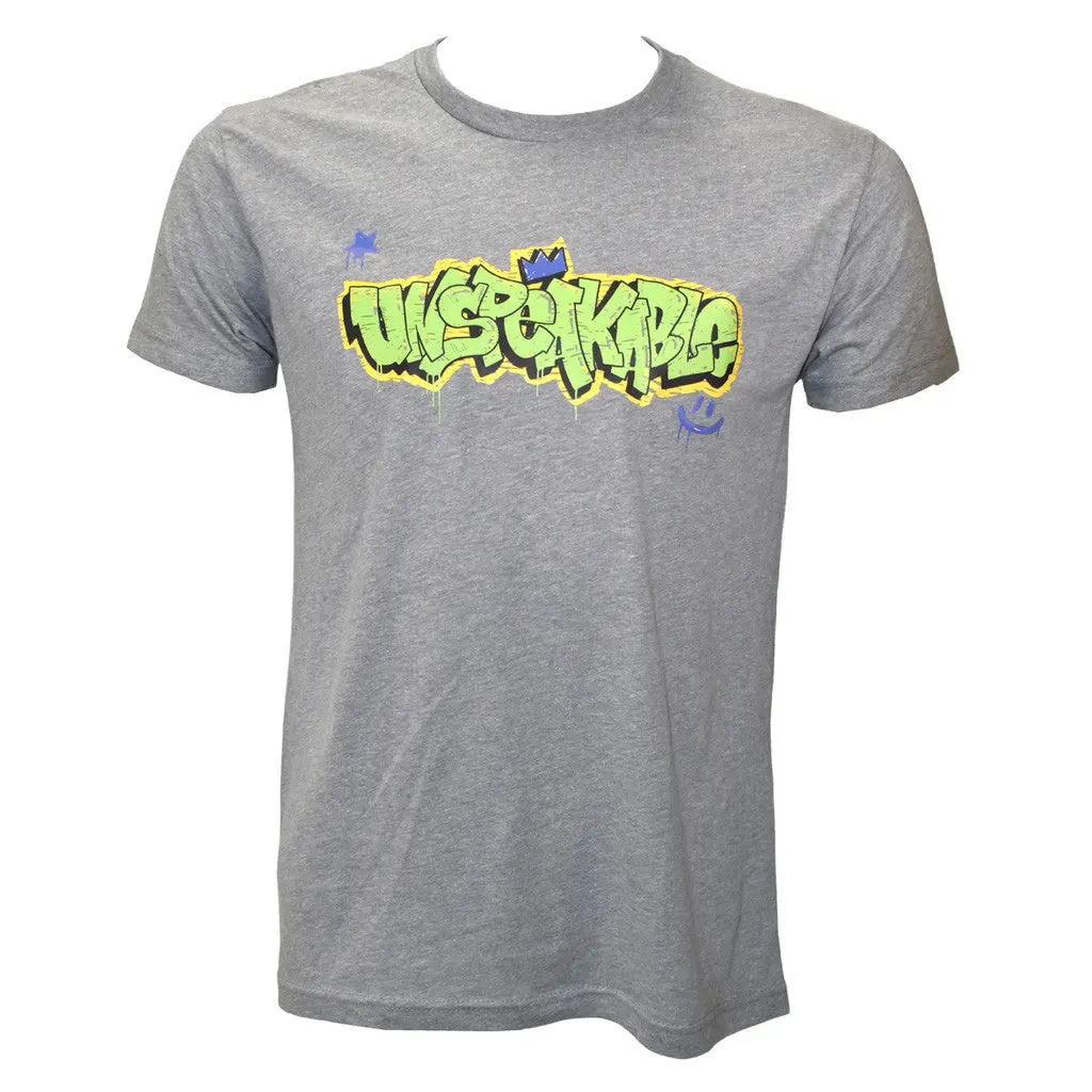 Unspeakable Merch Grey Graffiti TShirt Gifts For Friends