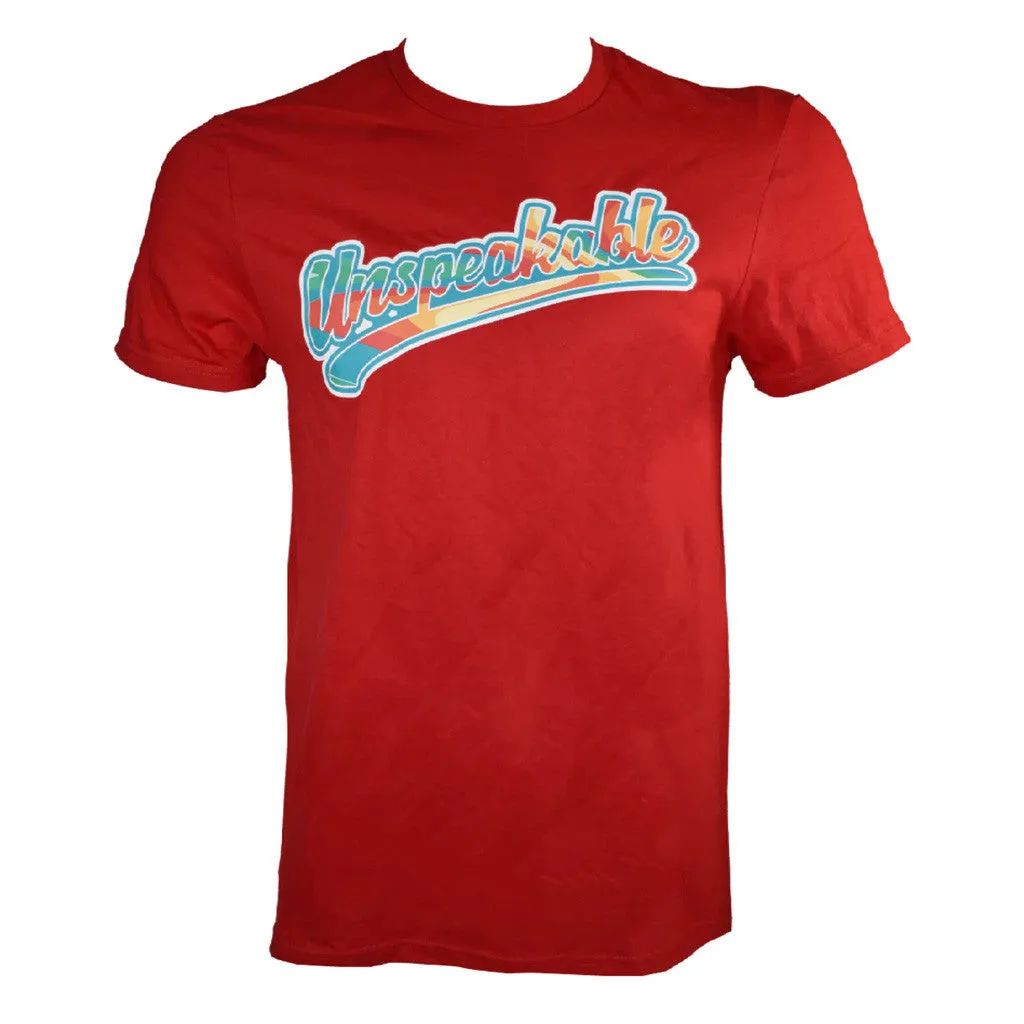 Unspeakable Merch Red TShirt Gift Ideas For Friends