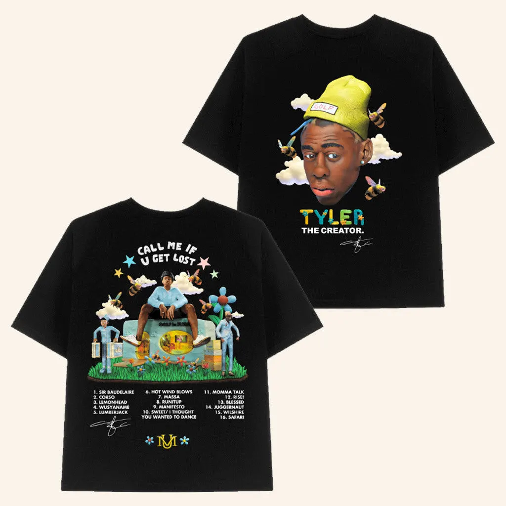 Urban Monkey Merch Tyler The Creator Black TShirt Best Gifts For Husband