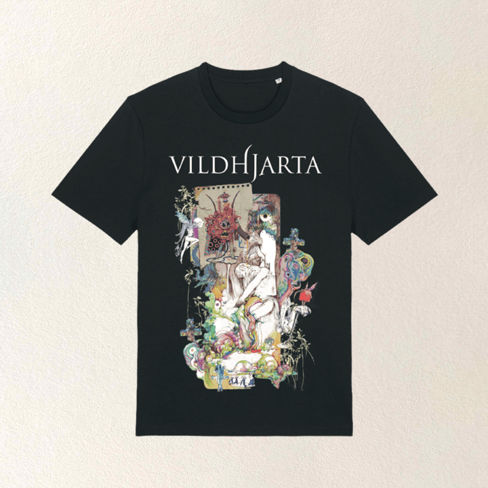 Vildhjarta Merch Vildhjarta Kopiera TShirt Black Gifts For Band Fans Birthday Gift for Husband