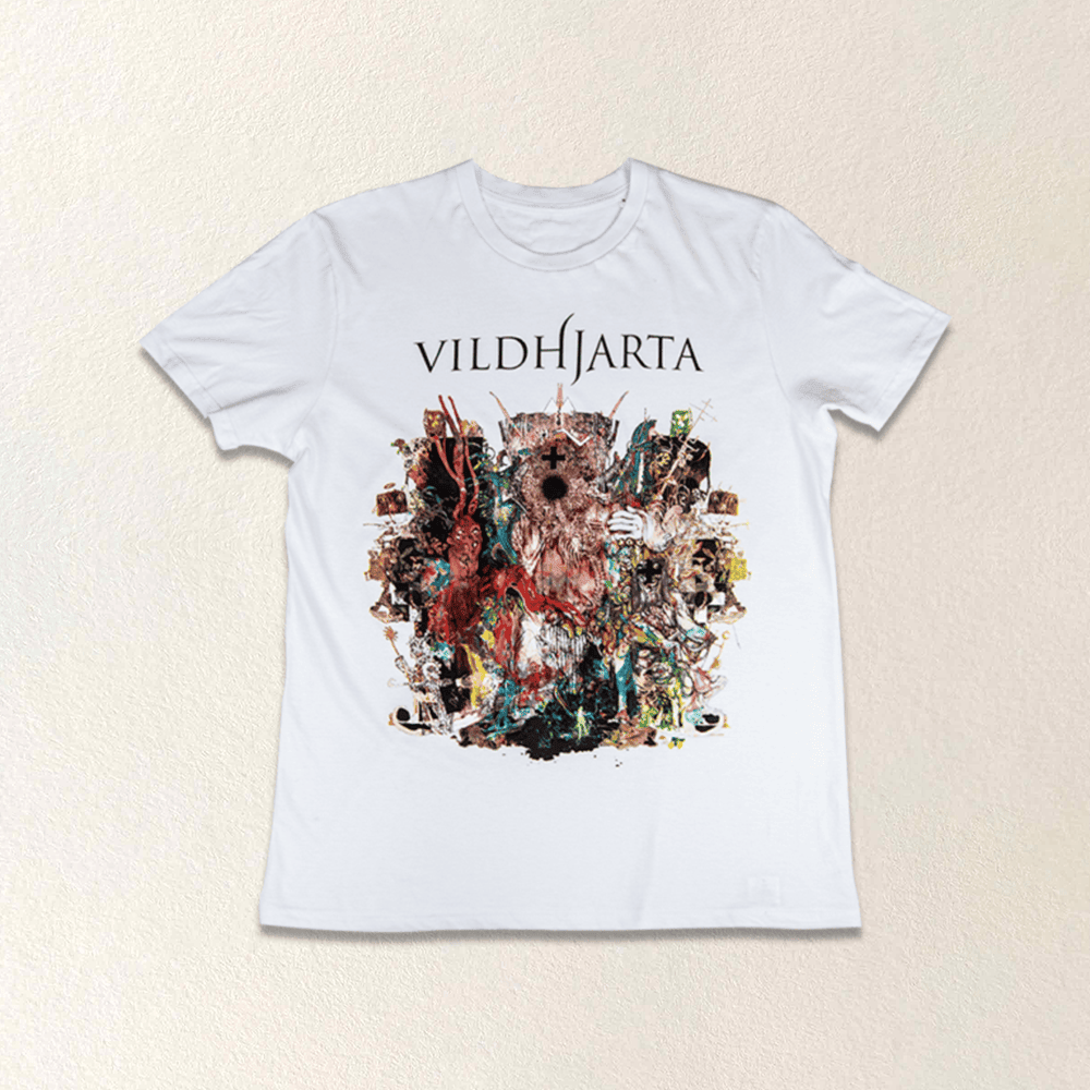 Vildhjarta Merch Vildhjarta White TShirt Band Gifts For Fans Fathers Day Gift for Husband