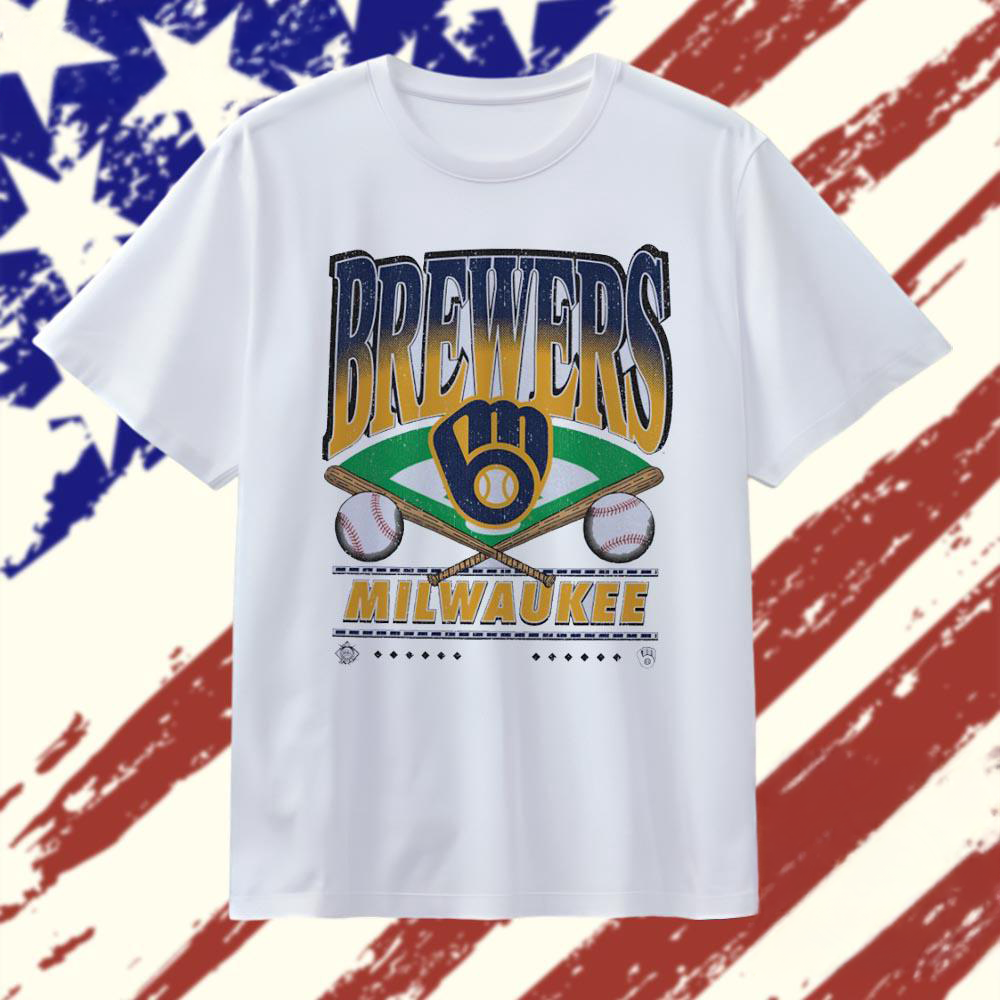 Vintage Milwaukee Brewers Baseball Logo T Shirt