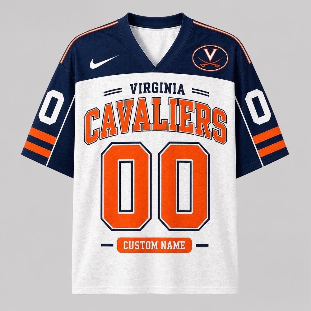 Virginia Cavaliers NCAA College Team Pride Personalized Football Jersey Custom College Football Game Day Apparel 1 - Unicasport Virginia Cavaliers NCAA College Team Pride Personalized Football Jersey Custom College Football Game Day Apparel