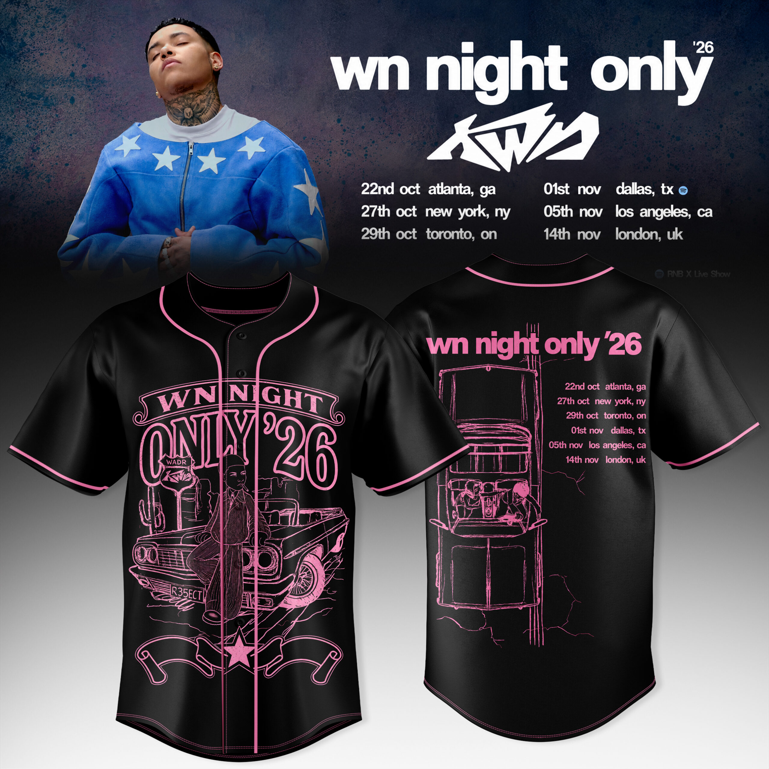WN Night Only 26 The Collection Jersey 2026 Collection Fan Wear 2 - Unicasport WN Night Only 26 The Collection Jersey 2026 Collection Fan Wear