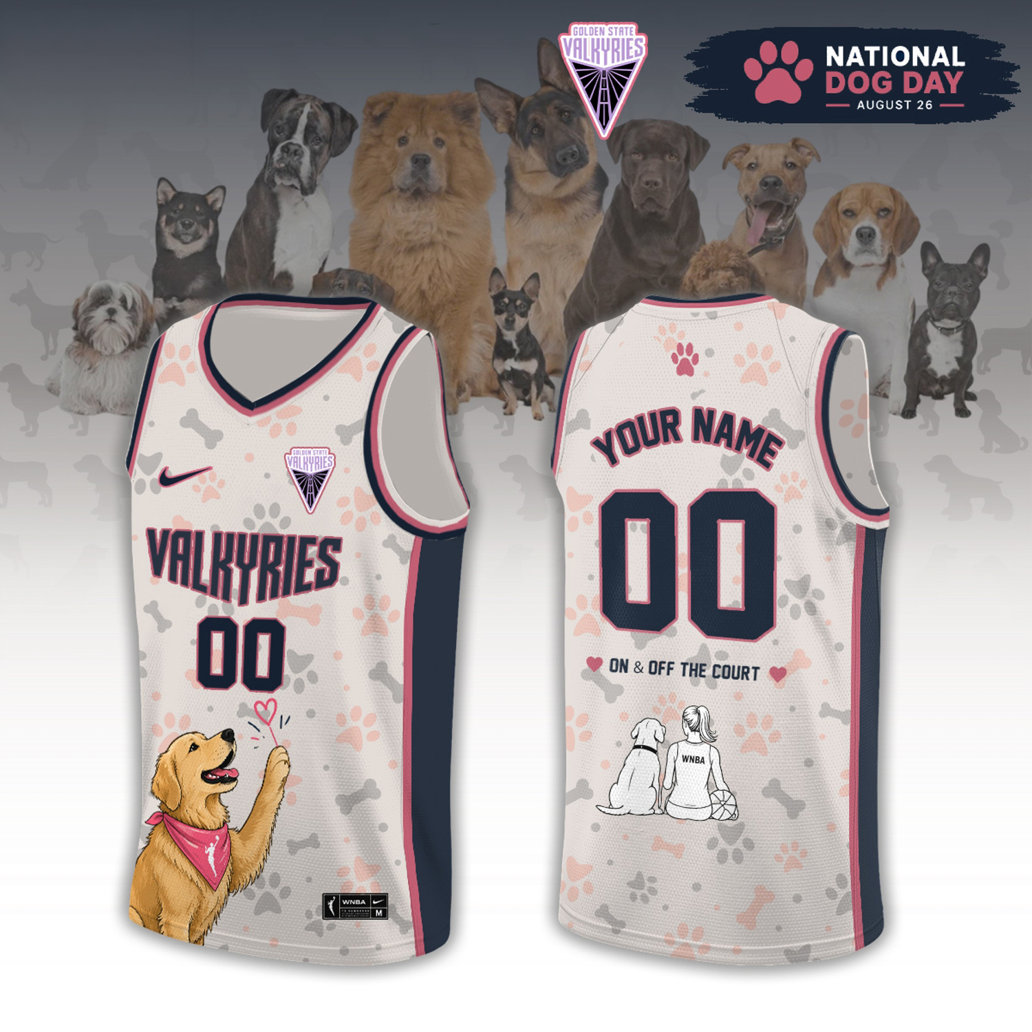 WNBA All Teams x National Dog Day 2026 Limited Edition Jersey Basketball Pet Lover Special Event Fan Jersey 1 - Unicasport WNBA All Teams x National Dog Day 2026 Limited Edition Jersey Basketball Pet Lover Special Event Fan Jersey