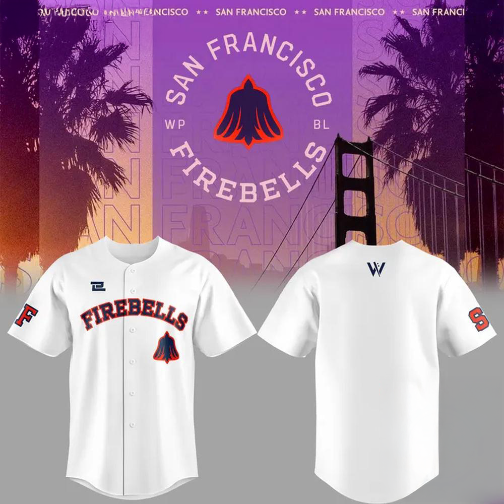 WPBL San Francisco Firebells 2026 New Design Baseball Jersey