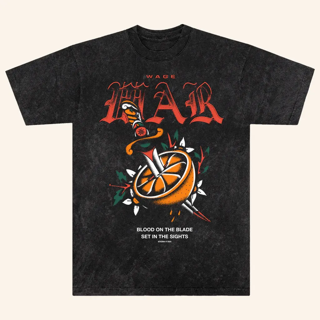 Wagewar Band Merch Blood Orange TShirt Gifts For Boyfriend