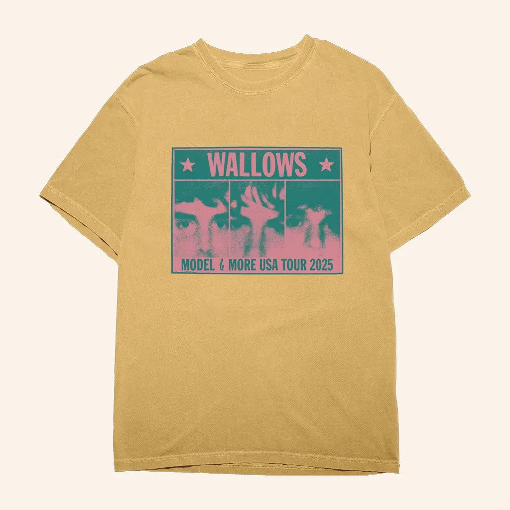 Wallowsmusic Merch Wallows Colorblock Faces TShirt Gifts For Dudes