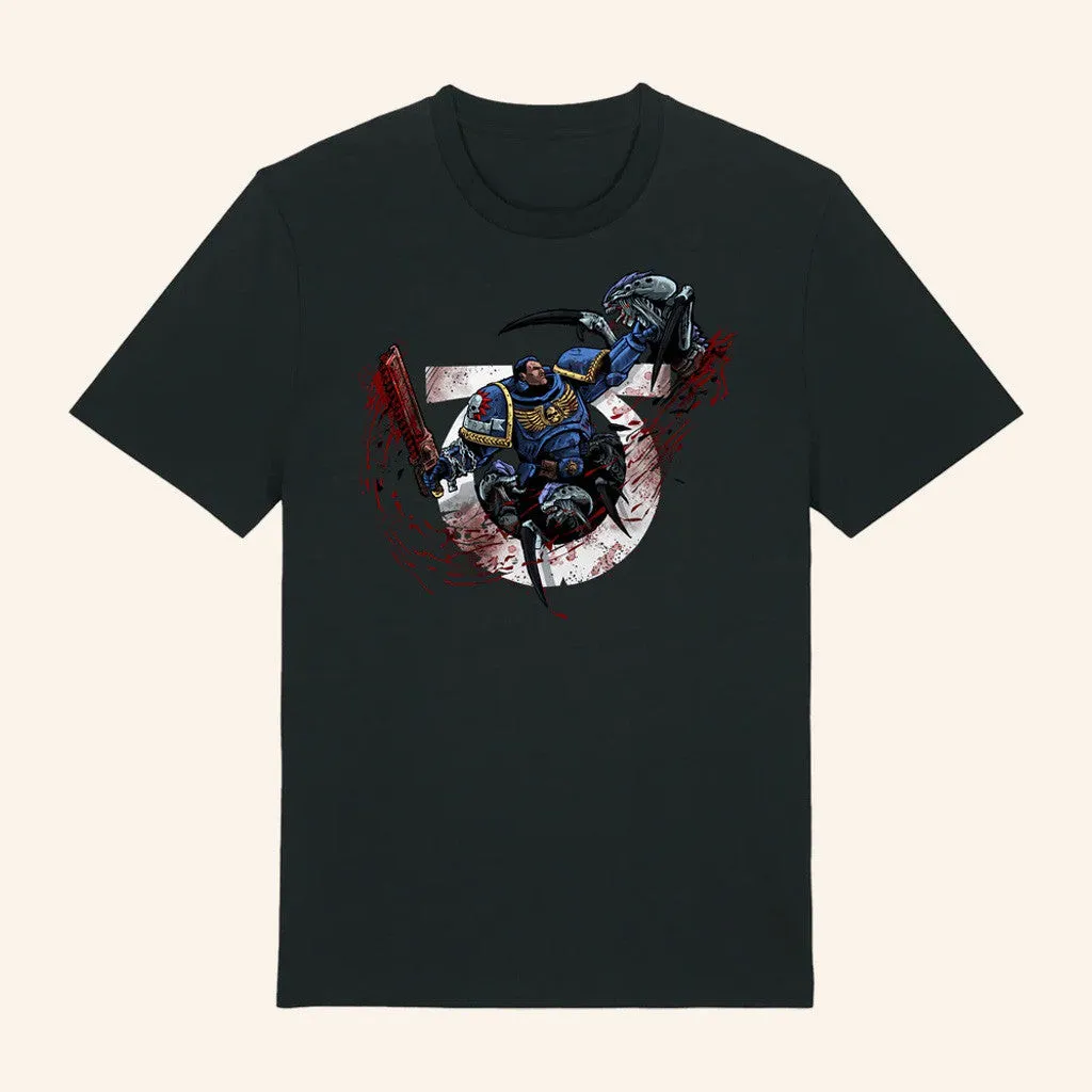 Warhammer Merch Space Marine 2 Tyranid Hive TShirt Gifts For Him