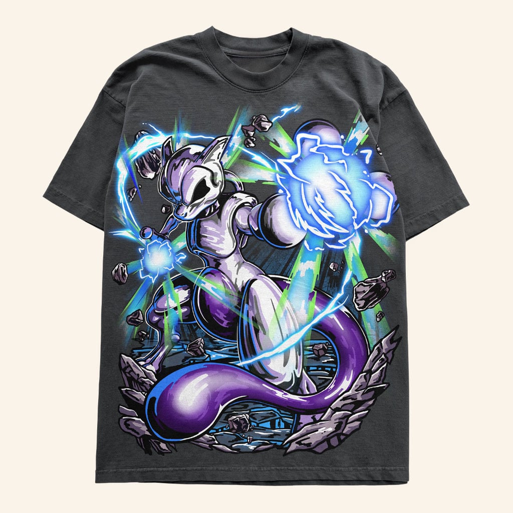 Warren Lotas Merch 2026 Psychic Cat TShirt Present For Pokemon Lovers