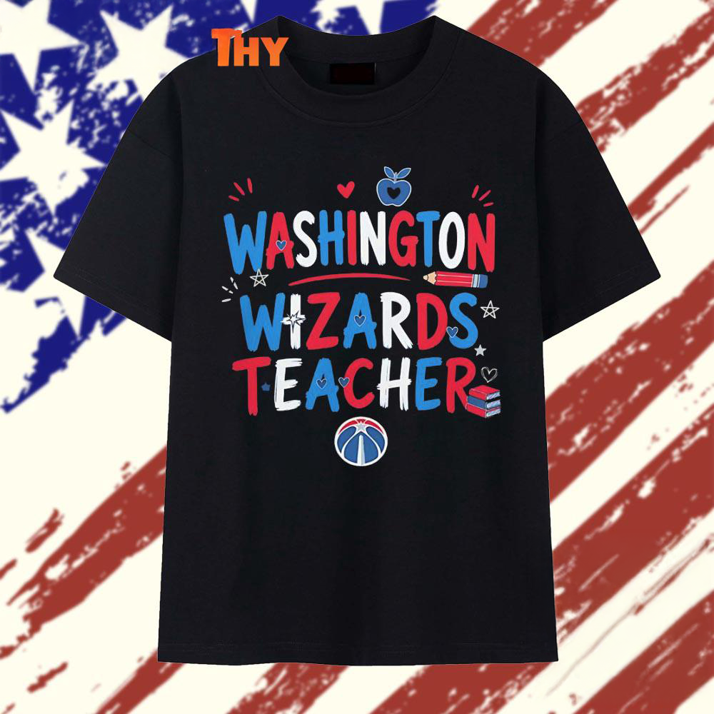 Washington Wizards Teacher Basketball Graphic T Shirt Fan Collection