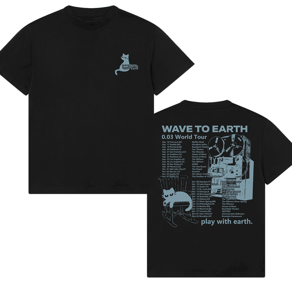 Wave To Earth Merch TShirt Wave To Earth 003 World Tour Shirt Birthday Gift for Husband