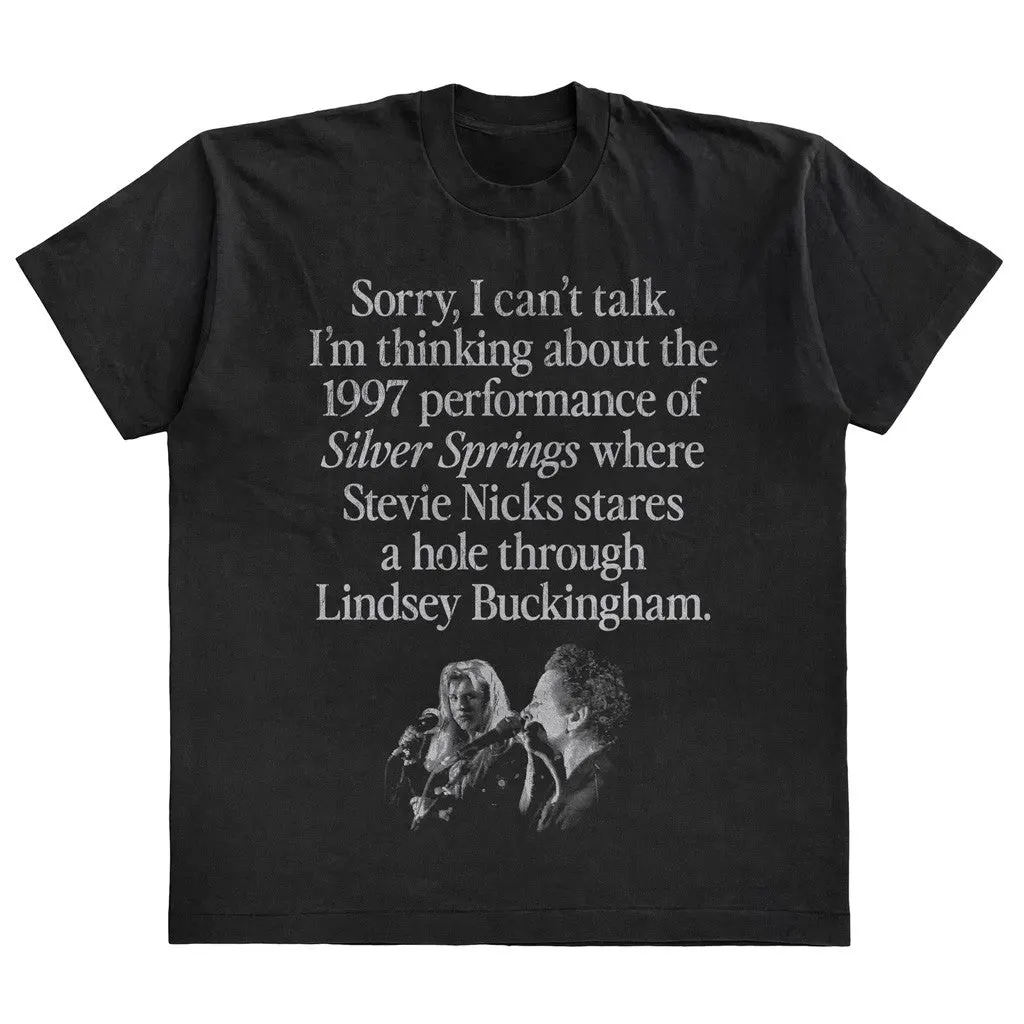 Wavey Goods Merch Im Thinking About The 1997 Performance Of Silver Springs TShirt Dad Gifts