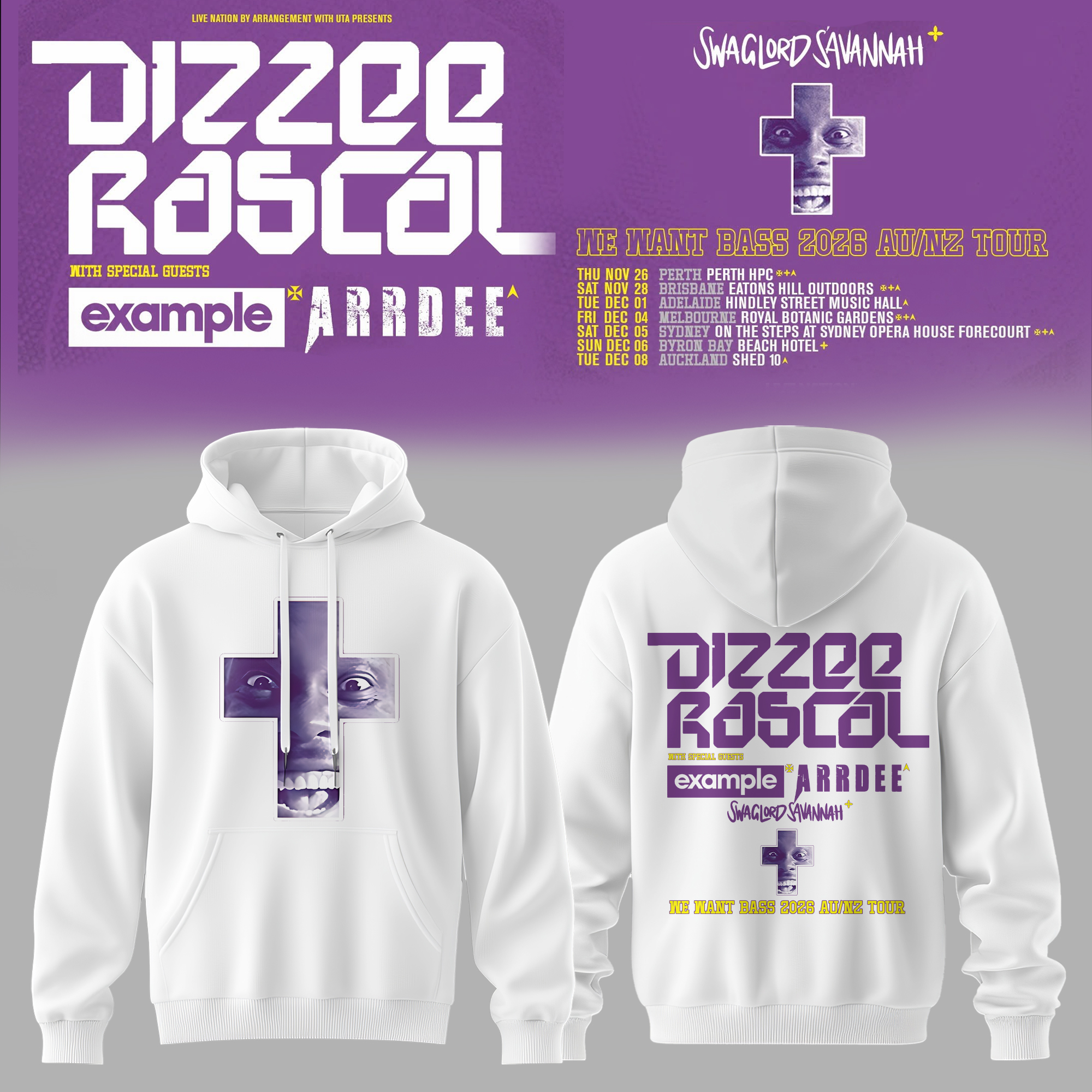 We Want Bass 2026 Concert Hoodie Edition Limited Fan Merchandise