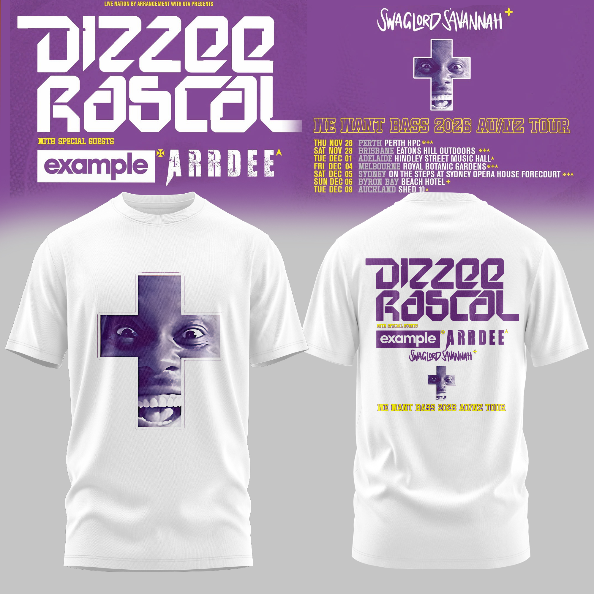 We Want Bass 2026 Concert Tee Edition Limited Fan Gift