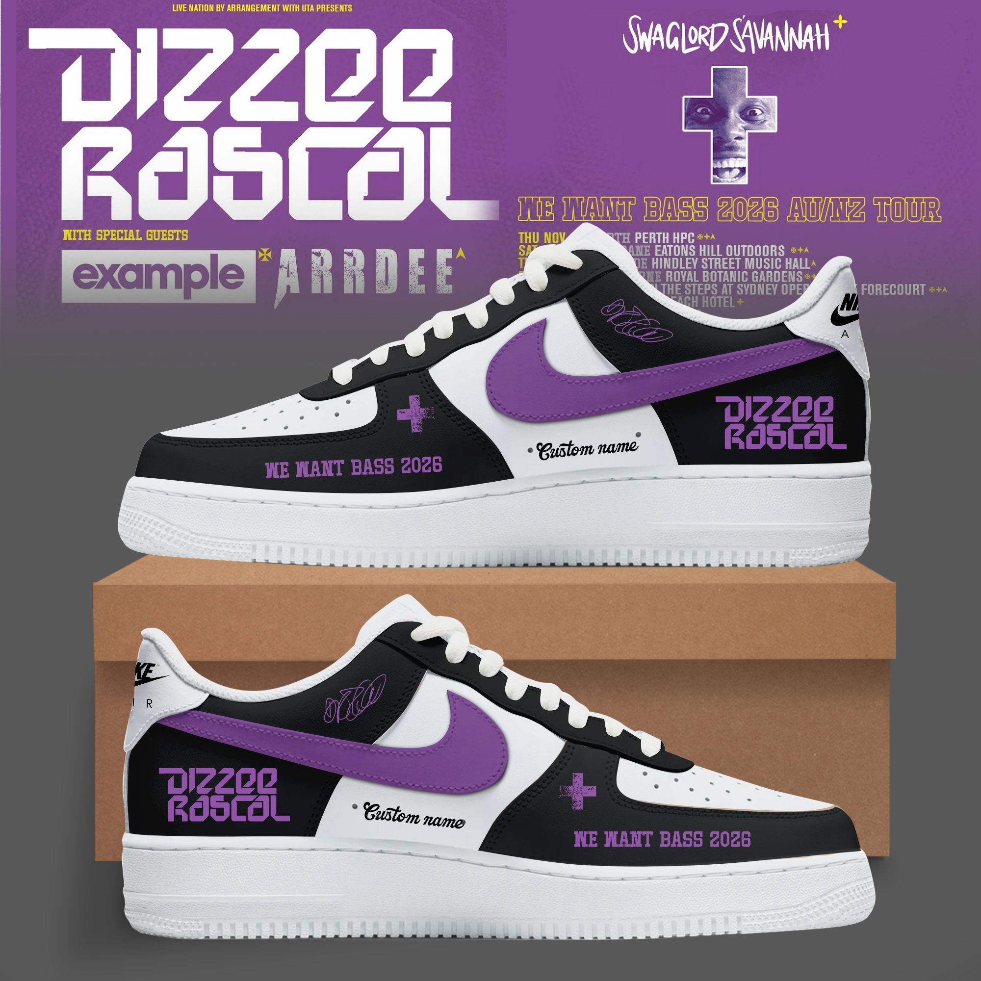 We Want Bass 2026 Limited Sneakers Edition Bass Music Fan Gift