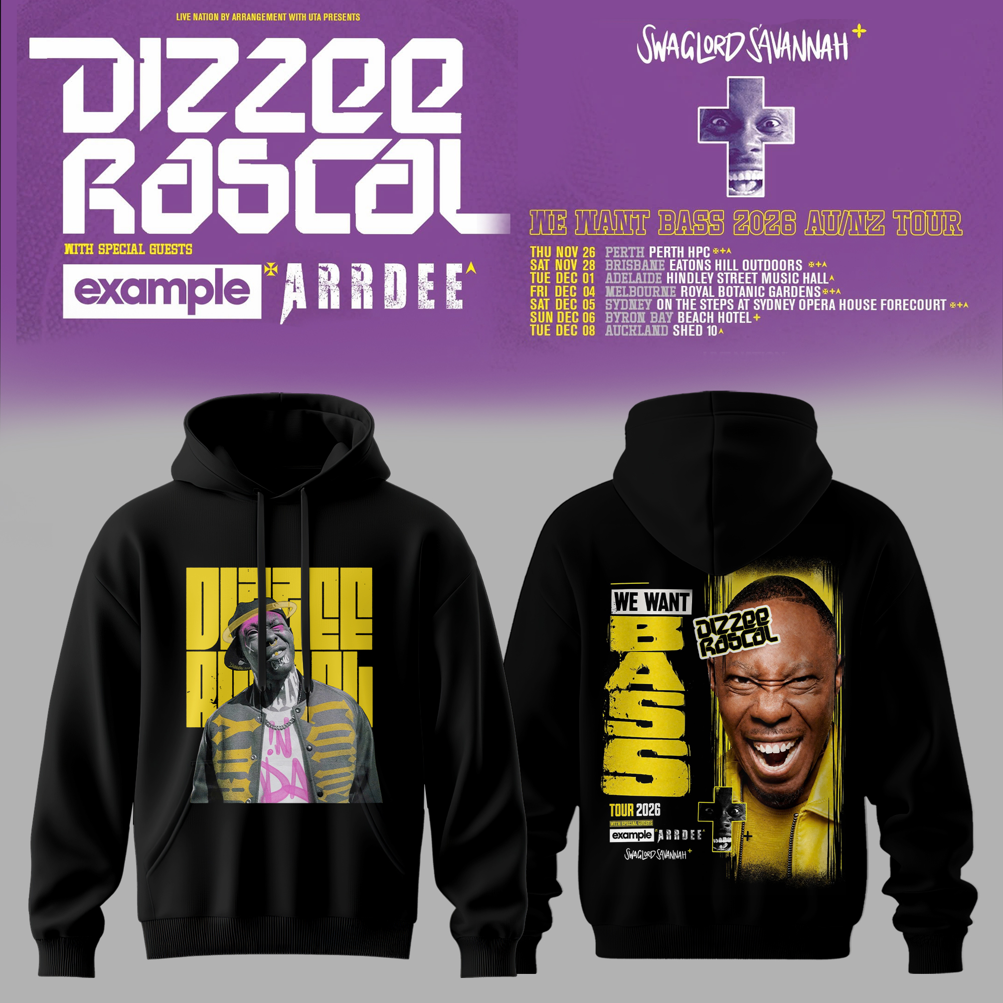 We Want Bass 2026 Official Hoodie Edition Music Fan Apparel