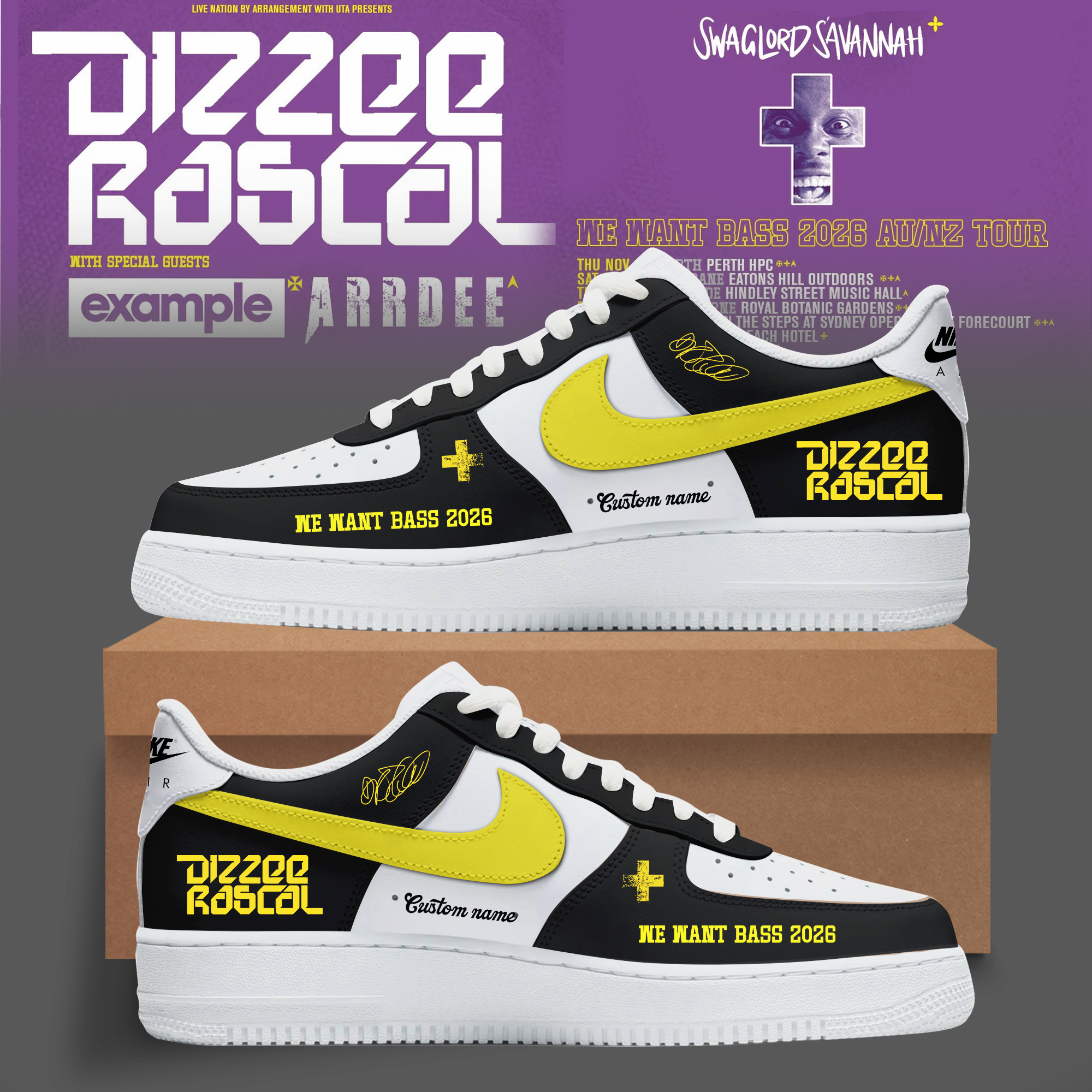 We Want Bass 2026 Signature Sneakers Edition Music Fan Collection