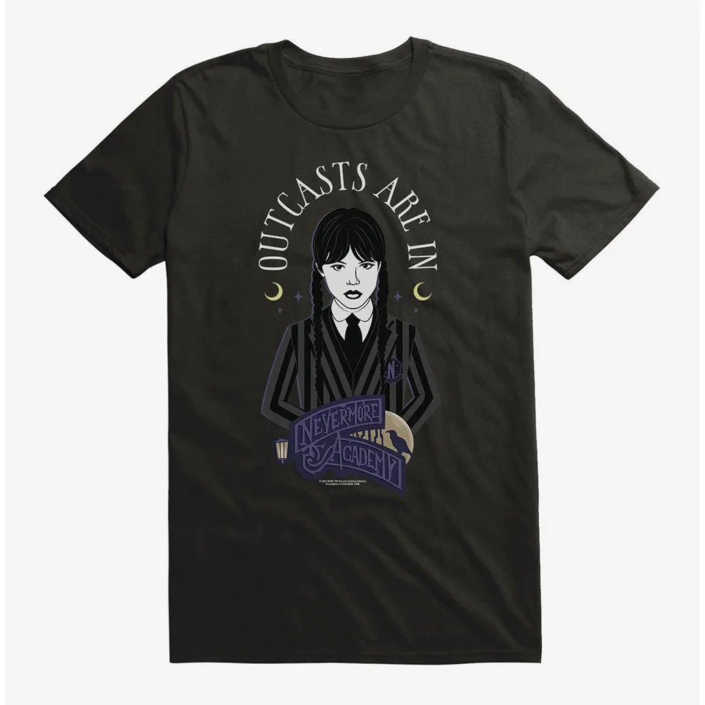 Wednesday Merch Wednesday Outcasts Are In TShirt Gifts For Her