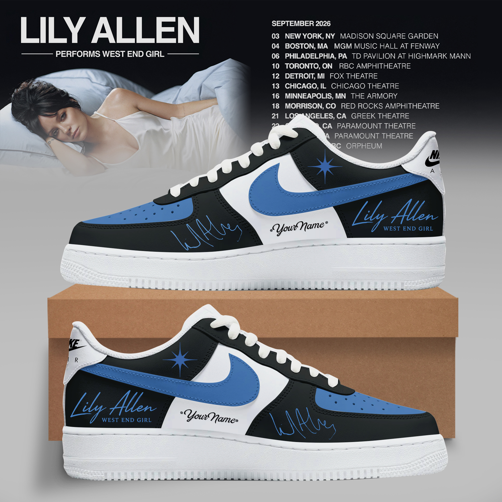 West End Girl Tour 2026 Limited Edition Lifestyle Shoes