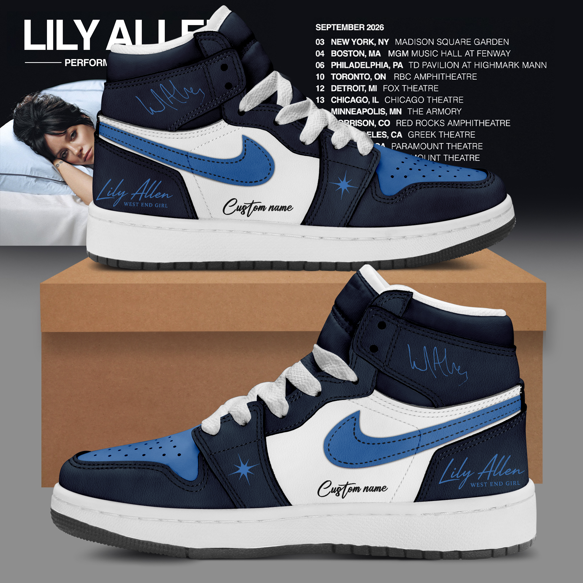 West End Girl Tour 2026 Signature Limited Release Shoes