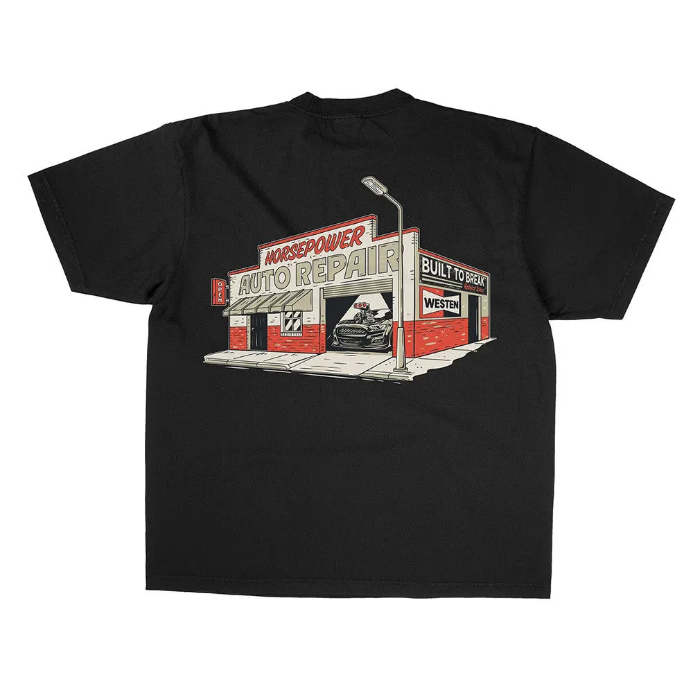 Westen Champlin Merch Horsepower Auto Repair TShirt Cool Gifts For Dad