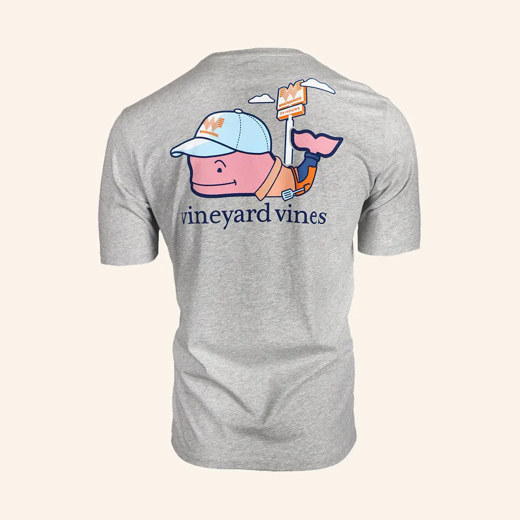 Whataburger Merch Vineyard Vines x Whataburger WhataCook Grey TShirt Gifts For Friends