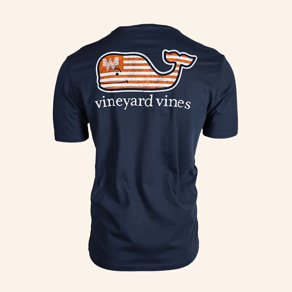 Whataburger Merch Vineyard Vines x Whataburger WhataCook Navy TShirt Gifts For Friends