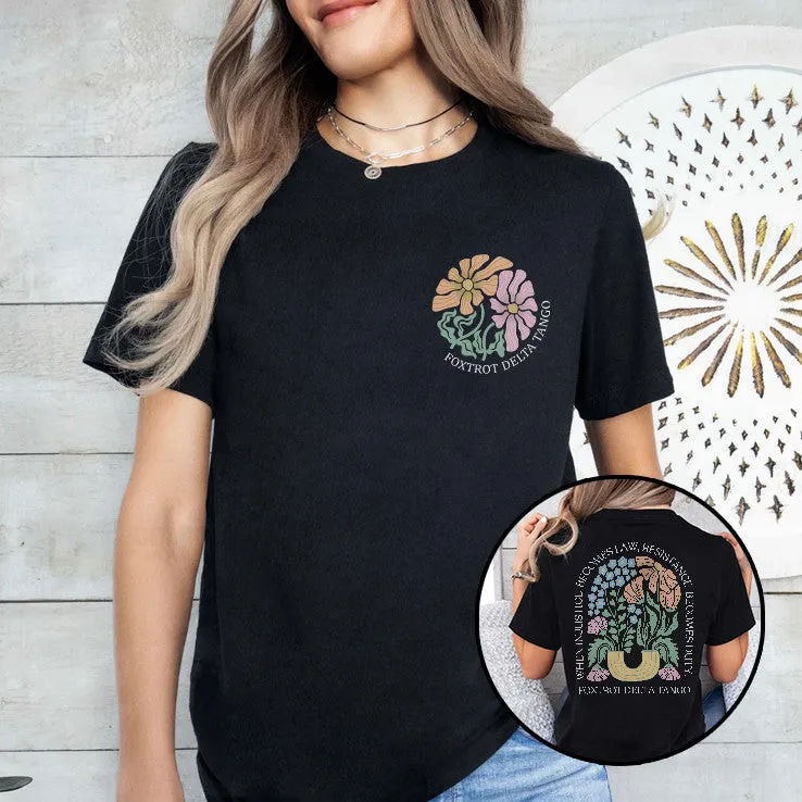 When Injustice Becomes Law Resistance Becomes Duty Shirt Anti Trump TShirt Her Gifts