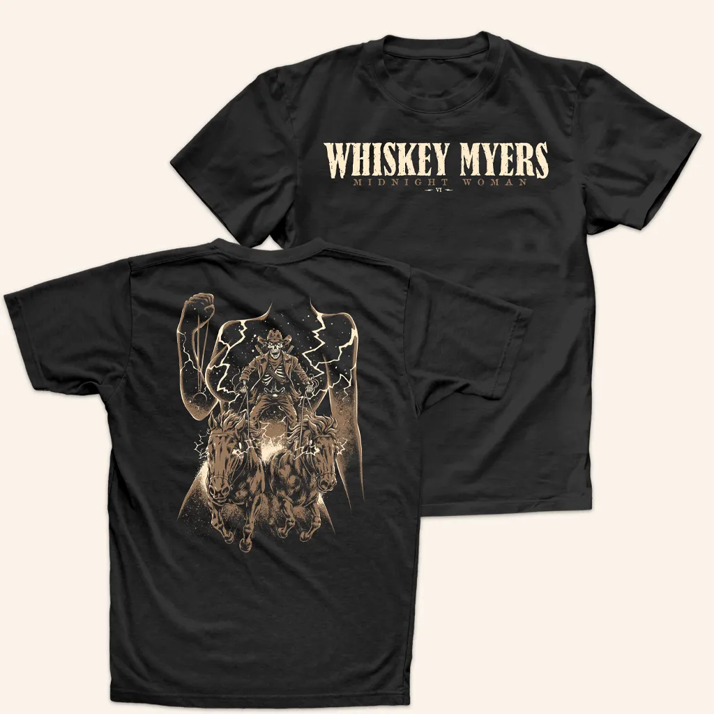Whiskey Myers Merch Whiskey Myers Whomp Whack Thunder Midnight Woman TShirt Gifts For Dad