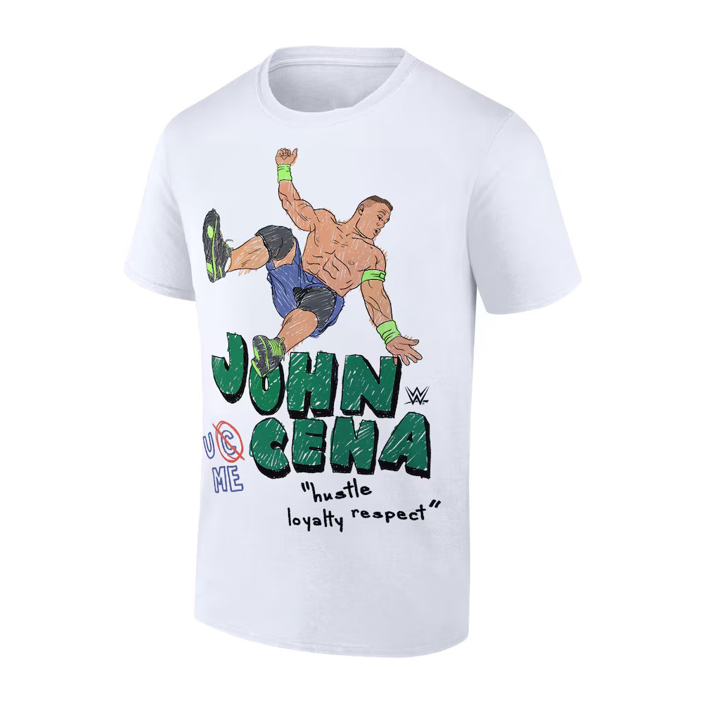 White John Cena U Cant See Me TShirt Good Fathers Day Presents Merch 2026