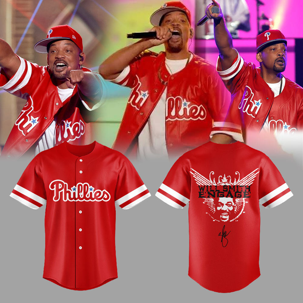 Will Smith One Philly Unity Concert For America Official Baseball Jersey