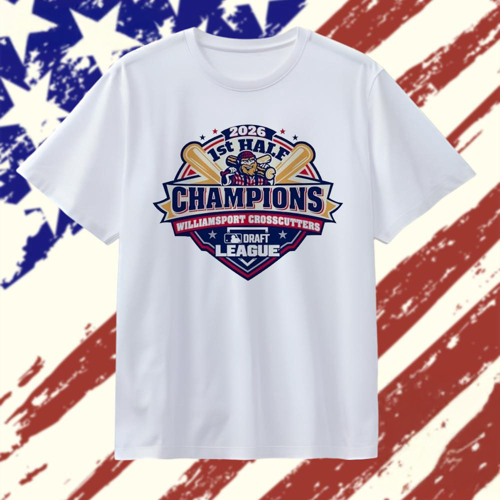 Williamsport Crosscutters 2026 MLB Draft League Champions Logo T Shirt