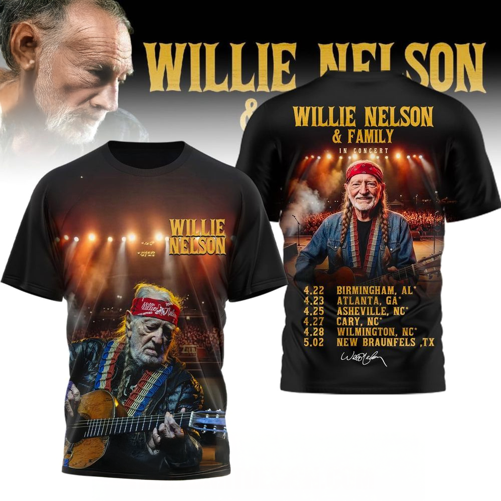 Willie Nelson Family In Concert TShirt 