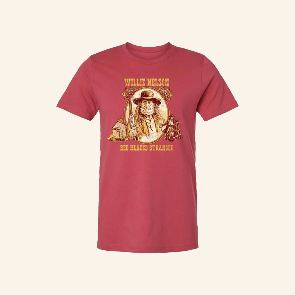 Willie Nelson Merch Willie Nelson Red Headed Stranger TShirt Gifts For Dad