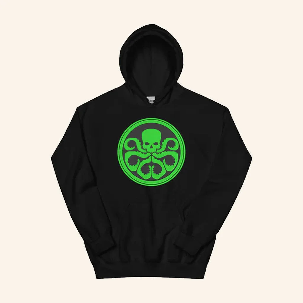 Wilsonsmerchanddesign Merch Captain Green Skull Hoodie Gifts For Dad