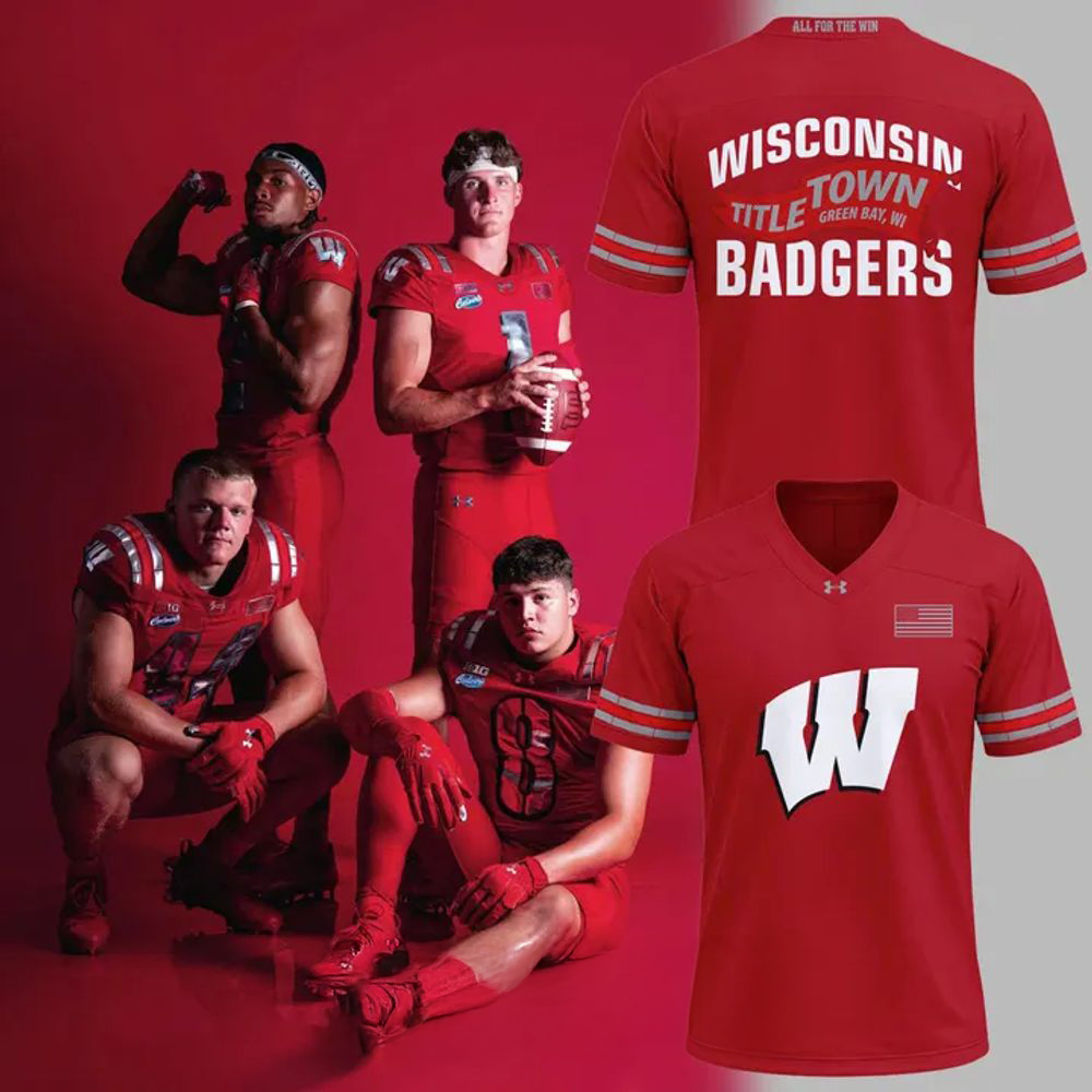 Wisconsin Badgers 2026 Lambeau Field Collection Football Jersey