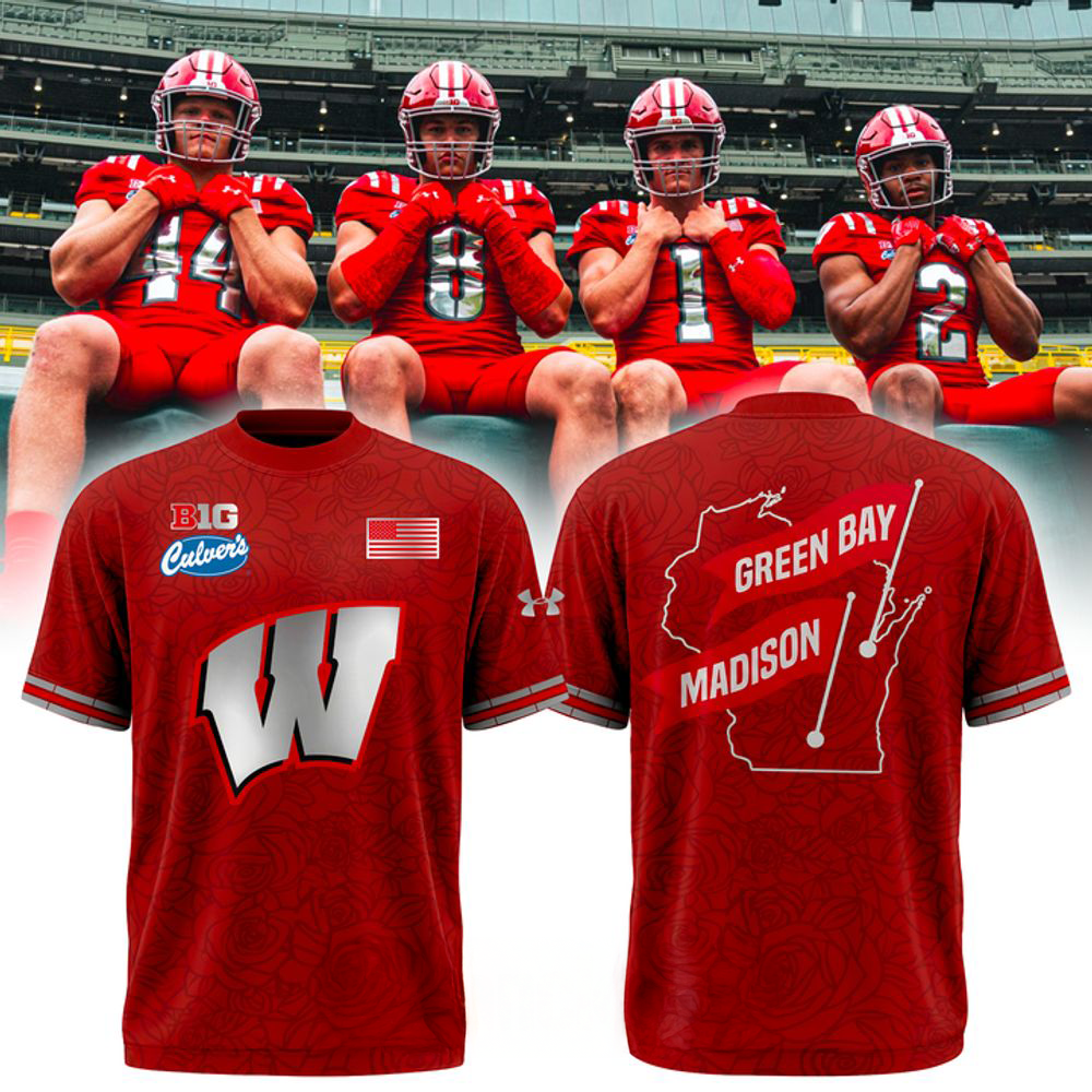 Wisconsin Badgers 2026 Lambeau Field Collection Graphic T Shirt