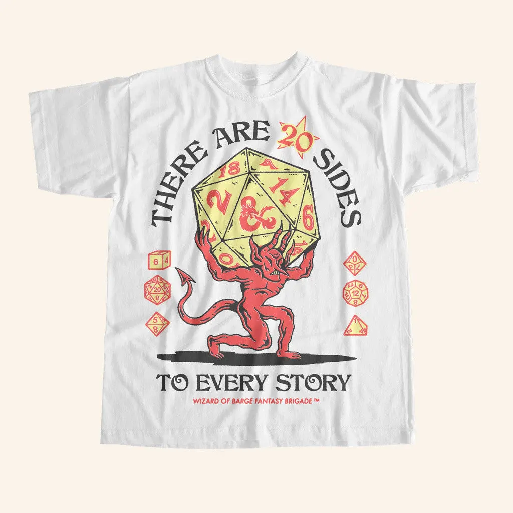 Wizardofbarge Merch D20 TShirt Black Best Gifts For Dad