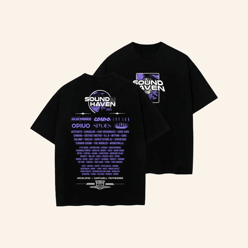 Wobble Factory Merch Sound Haven 2025 TShirt Gifts For Him