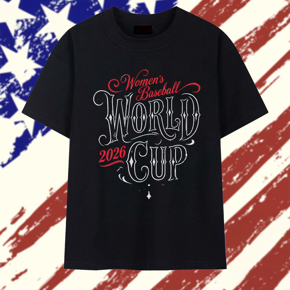 Womens Baseball World Cup 2026 Graphic TShirt