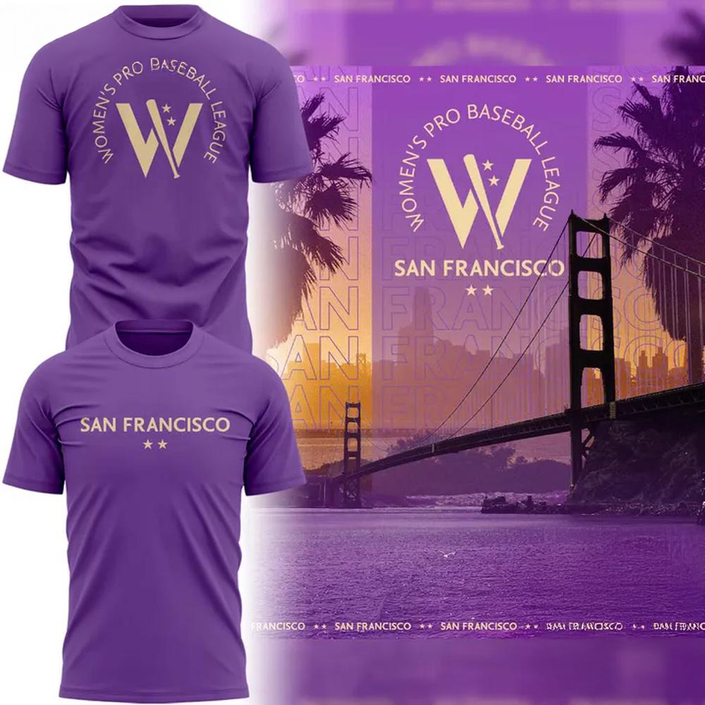 Womens Pro Baseball League San Francisco Firebells 2026 Graphic T Shirt