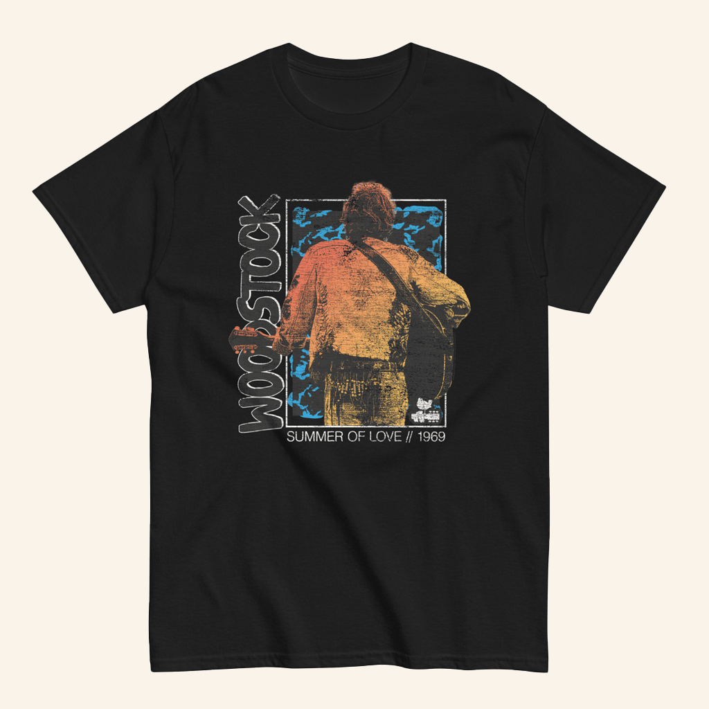 Wood Stock Merch Summer Of Love TShirt Gift Ideas For Dudes