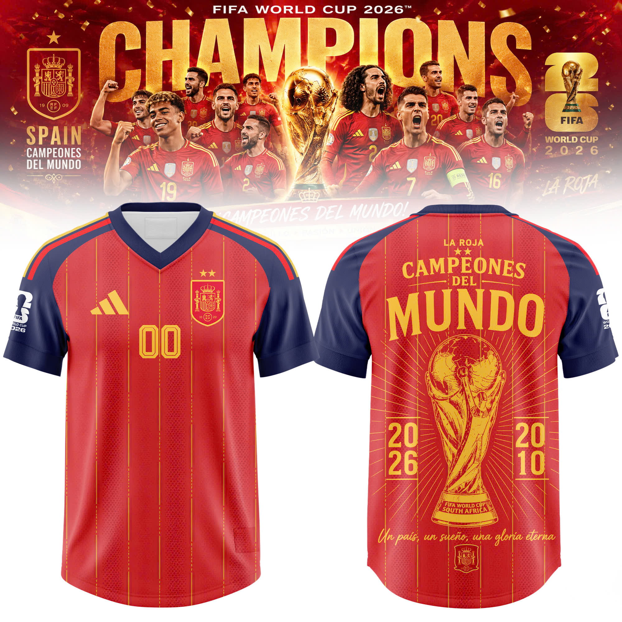 World Cup Final 2026 Limited Edition Soccer Supporter Shirt