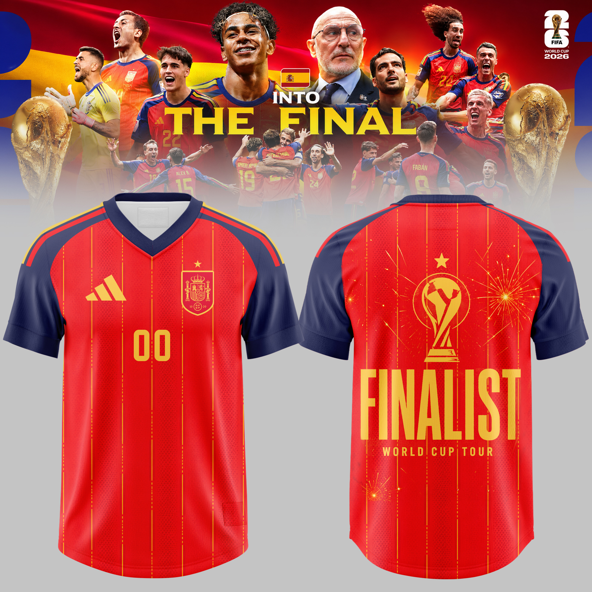 World Cup Final 2026 Premium Casual Sneakers Football Supporter Gift