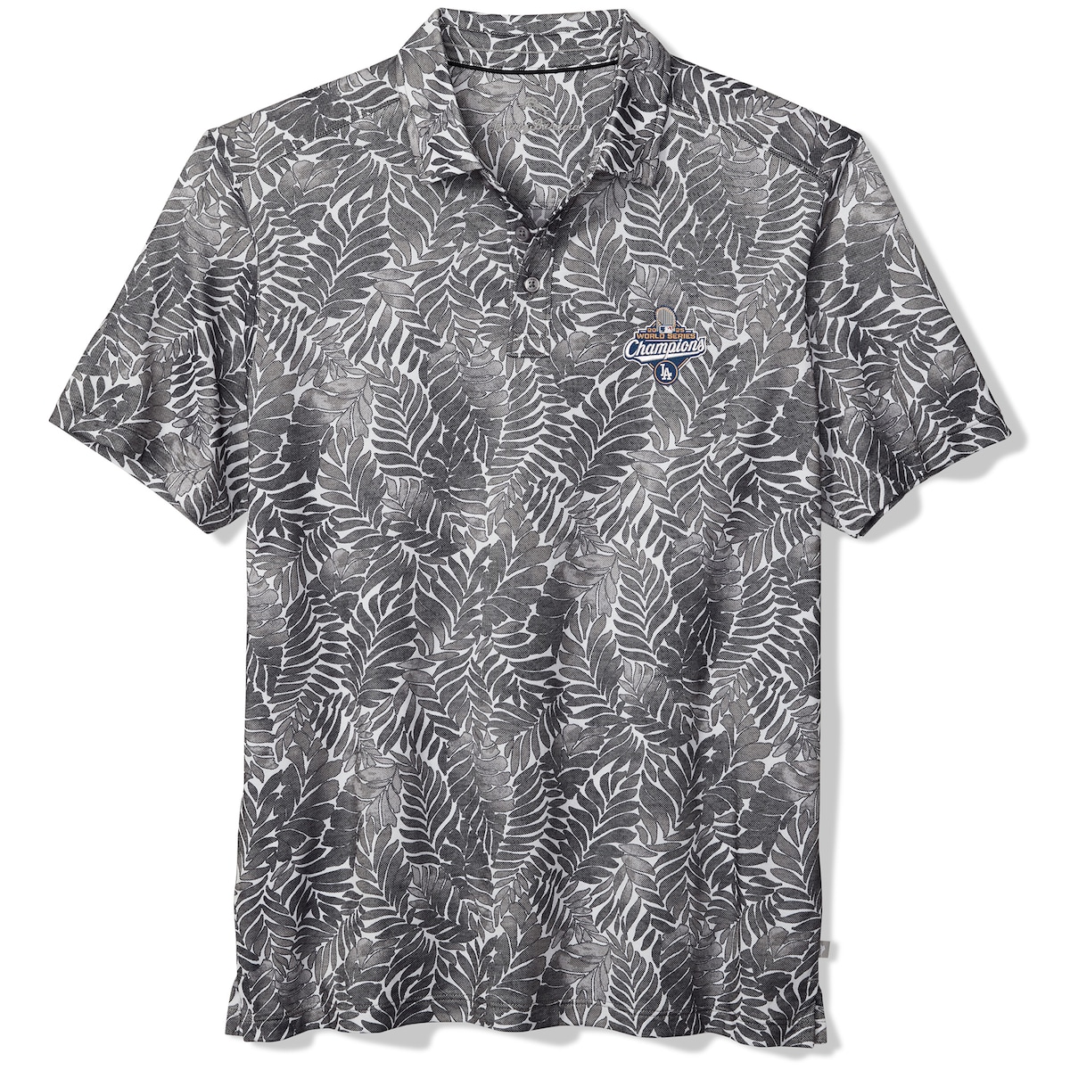 World Series Merch 2025 Los Angeles Dodgers Tommy Bahama 2025 World Series Champions Palm Polo Shirt Merch 2026