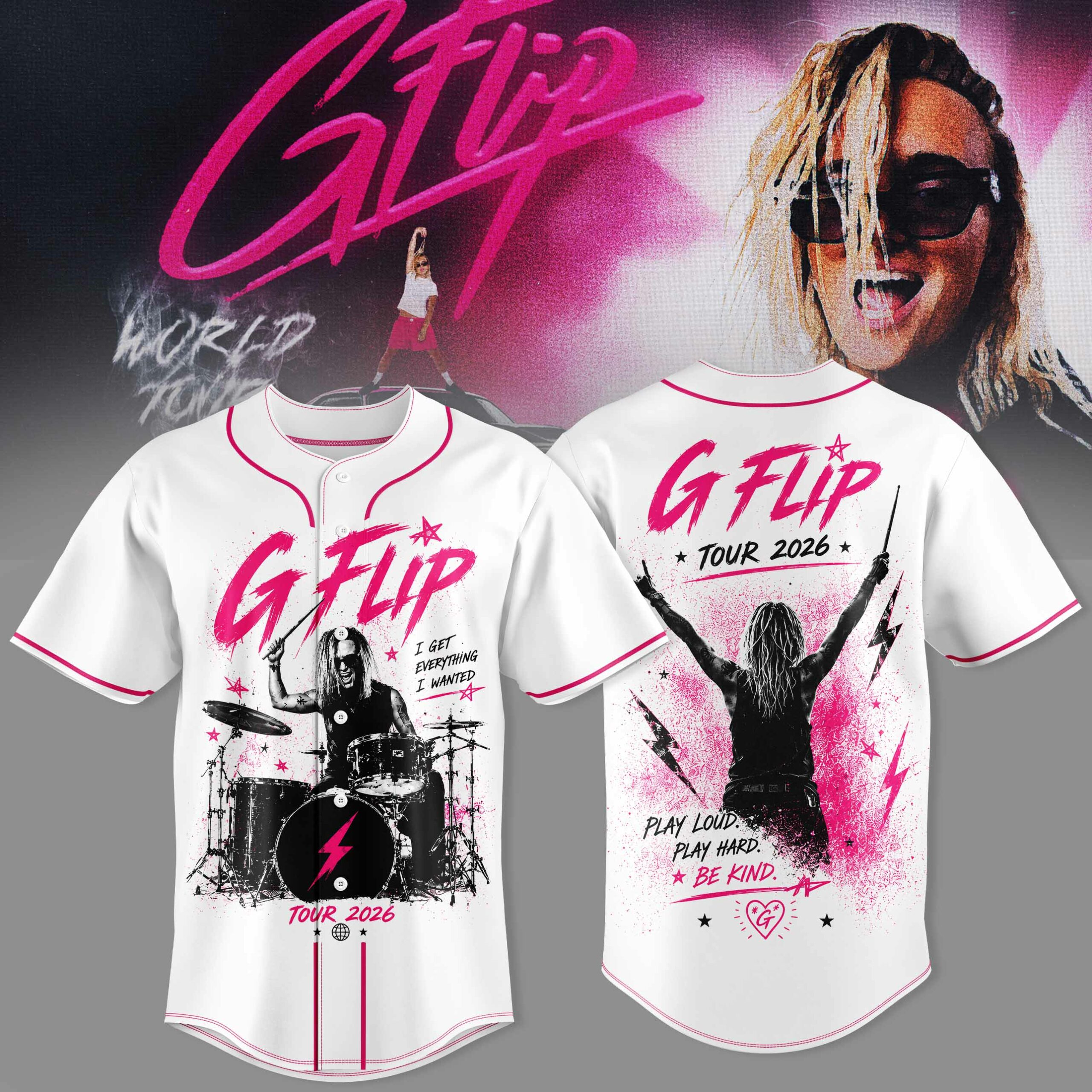 World Tour 2026 Premium 3D Baseball Jersey Style Four Collector Edition